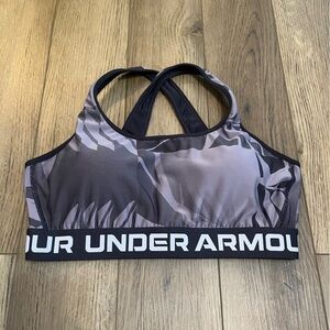 Under Armour Sport Bra Grey black print